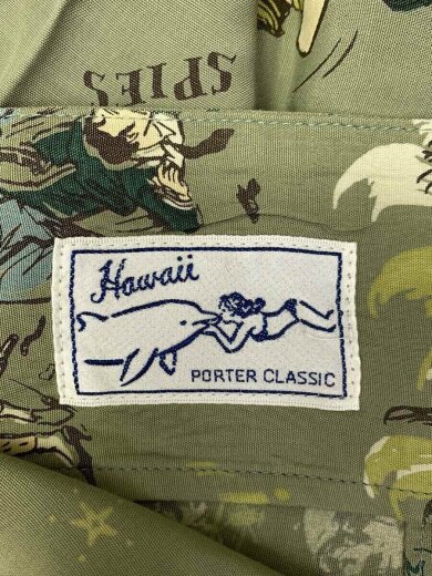 画像：Porter Classicアロハシャツ/XL/レーヨン/KHK//3