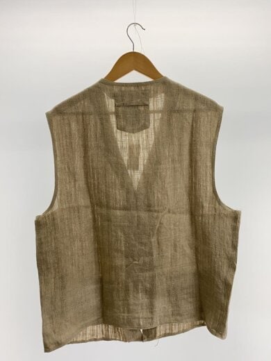 商品画像：benetti/ベスト/M/リネン/BEG/無地 2