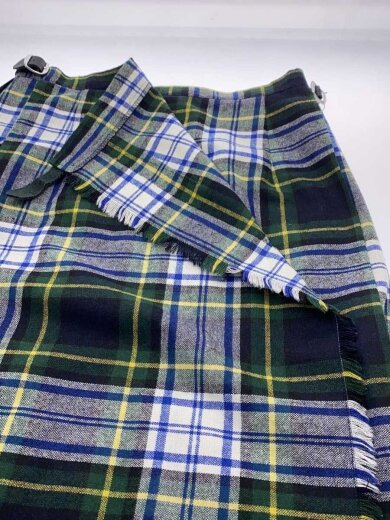 商品画像：ロングスカート/38/ウール/GRN/チェック 3