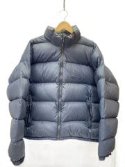 ダウンジャケット/L/ナイロン/BLK/無地/5635K