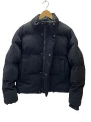 TECH CORDUROY/ダウンジャケット/S/コーデュロイ/BLK/無地/25-011-312-2000