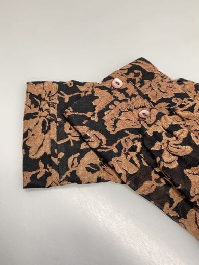 商品画像：Georgette Leaf Dress/36/レーヨン/BRW/12020320 5