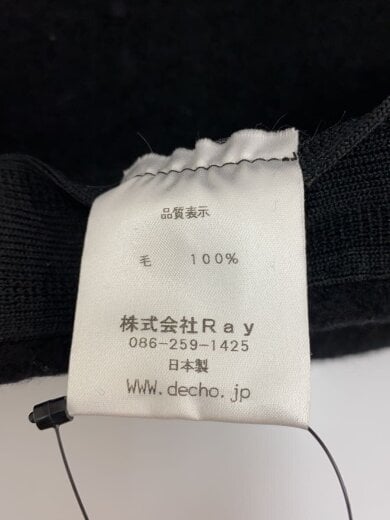 商品画像：ベレー帽/--/ウール/BLK/メンズ 6