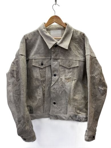 商品画像：OVERSIZE WORK JACKET/Gジャン/3/--/GRY/無地 1