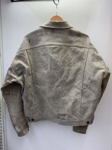 商品画像：OVERSIZE WORK JACKET/Gジャン/3/--/GRY/無地 2