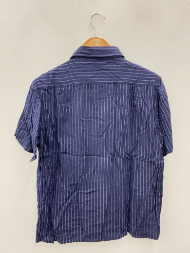 商品画像：半袖シャツ/40/レーヨン/NVY/ストライプ 2