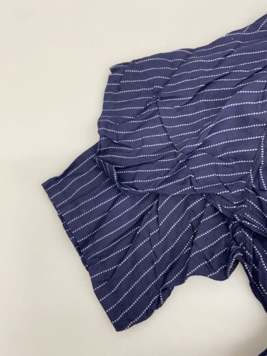 商品画像：半袖シャツ/40/レーヨン/NVY/ストライプ 6