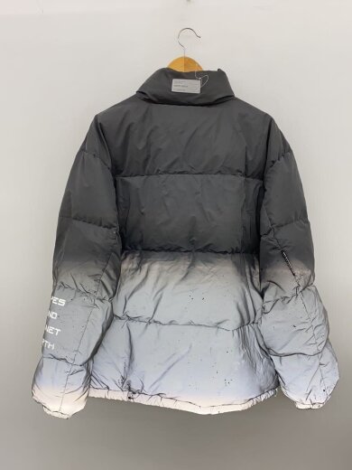 商品画像：ペイント風ダウンジャケット/XL/ポリエステル/GRY/AAPDNM7442XXH 2