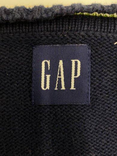 商品画像：ニットベスト(厚手)/L/コットン/NVY 3