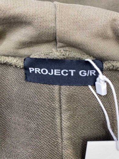 商品画像：Reconstructed Folded Zip Hoodie/ジップパーカー/3/コットン/KHK 3