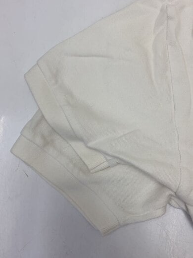 商品画像：ポロシャツ/L/コットン/WHT/無地/az-t006 5