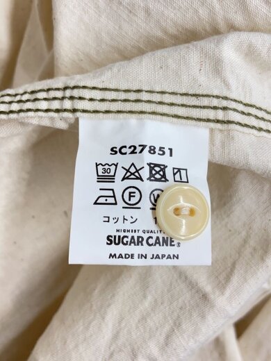 商品画像：WHITE CHAMBRAY WORK SHIRT/長袖シャツ/XL/コットン/WHT/無地/SC27851 4