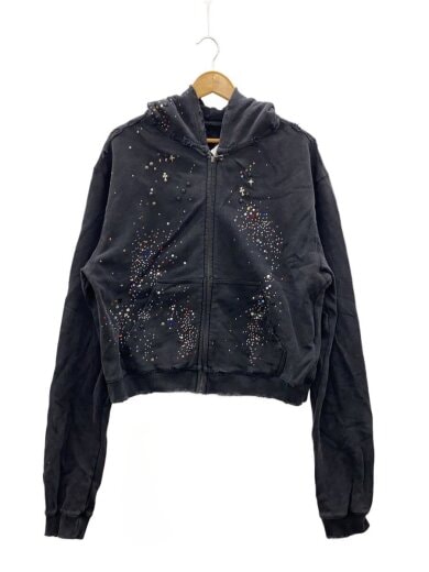 商品画像：DND4DES/Zip Up Hoodie/ラインストーン/M/コットン/BLK// 1
