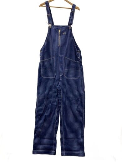 商品画像：OLD HICKORY OVERALL/オーバーオール/XL/コットン/NVY/ストライプ/782-3911007// 1