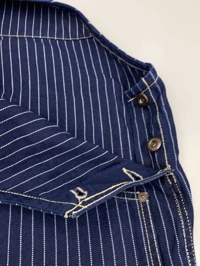 商品画像：OLD HICKORY OVERALL/オーバーオール/XL/コットン/NVY/ストライプ/782-3911007// 3
