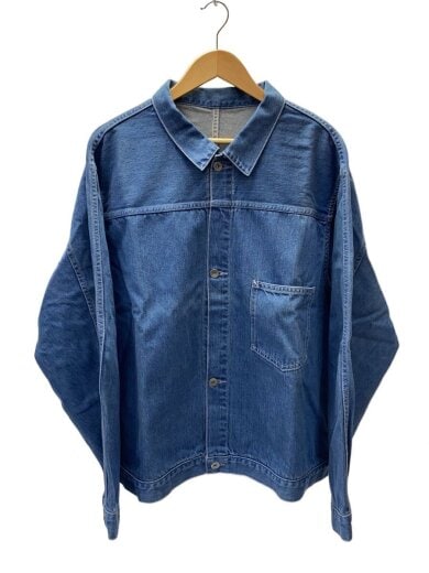 商品画像：Short Denim Jacket/Gジャン/XL/コットン/IDG/無地/suas402// 1