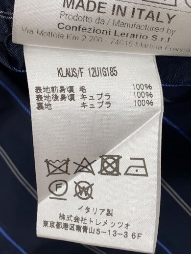 商品画像：ジレベスト/46/ウール/NVY/無地/KLAUS/F// 5