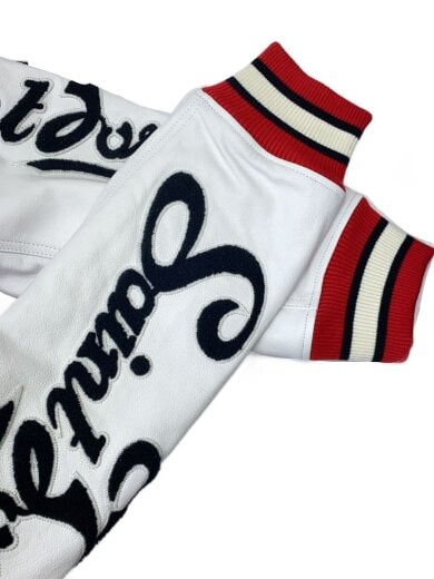 商品画像：JORDAN MJ SM VARSITY JKT/スタジャン/L/コットン/RED/SM-MK8-0000-J08 6