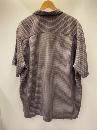 商品画像：90s/半袖シャツ/XL/ポリエステル/BRD/チェック 2