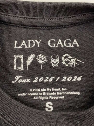 商品画像：Tシャツ/S/コットン/BLK/LADY GAGA/DANCE OR DIE/ツアーT// 4