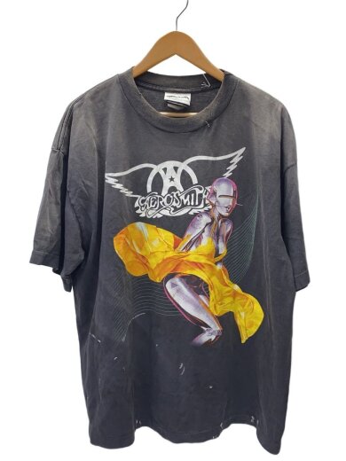 商品画像：AEROSMITH AS_SS T-SHIRTシャツ/XL/コットン/BLK/プリント/sm-mk8-0000-c25 1
