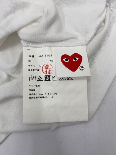 商品画像：Tシャツ/M/コットン/WHT/AZ-T105 4