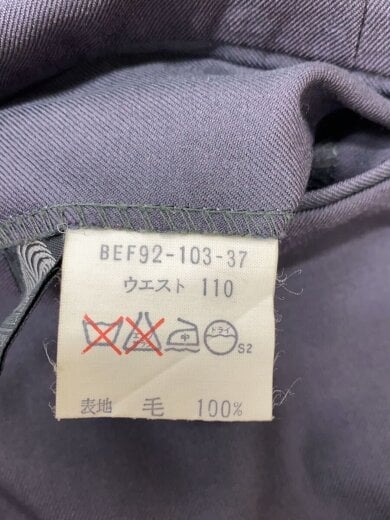 商品画像：スラックスパンツ/110/ウール/GRY/無地/bef92-103-37// 5