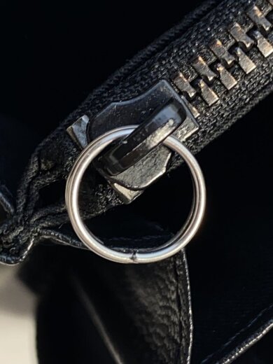 商品画像：長財布/レザー/BLK/メンズ/キズ汚れロゴ剥がれ有り// 7