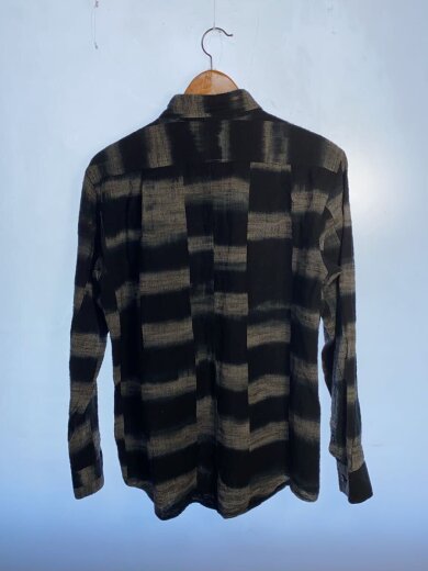 商品画像：長袖シャツ/S/コットン/BLK/チェック 2