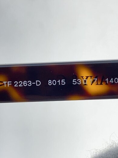 商品画像：メガネ/ウェリントン/ベッコウ柄/メンズ/TF2263-D 5