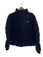 ダウンジャケット/L/ポリエステル/NVY/無地