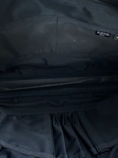 商品画像：ブリーフケース/ポリエステル/BLK/無地/ショルダー欠品/底部分汚れあり 6