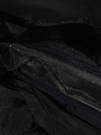 商品画像：ブリーフケース/ポリエステル/BLK/無地/ショルダー欠品/底部分汚れあり 8