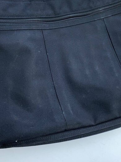 商品画像：ブリーフケース/ポリエステル/BLK/無地/ショルダー欠品/底部分汚れあり 9