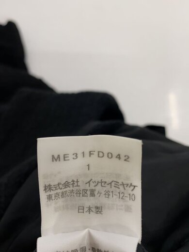 商品画像：シワ加工段返り3Bテーラードジャケット/1/リネン/BLK/ME31FD042 4