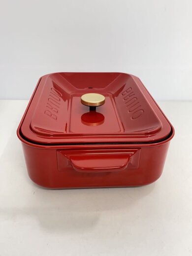 商品画像：ホットプレート BOE021-RD// 3