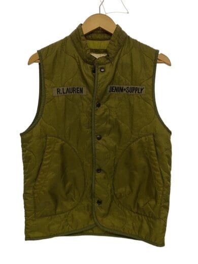 商品画像：キルティングベスト/M/ナイロン/GRN 1