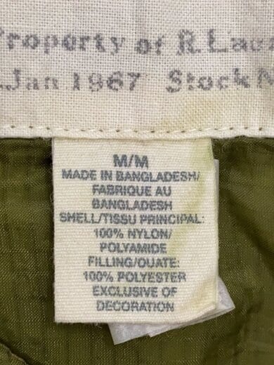 商品画像：キルティングベスト/M/ナイロン/GRN 4