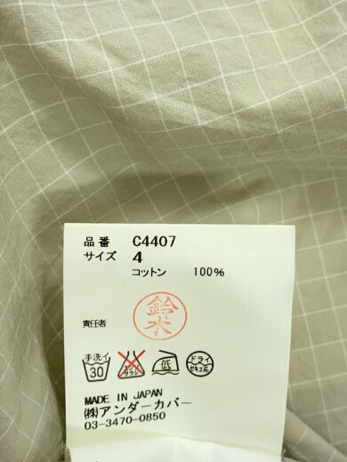 商品画像：長袖シャツ/4/コットン/BEG/C4407 4