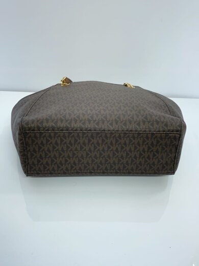 商品画像：ジェットセットトラベルシグネチャーラージチェーンショルダートートバッグ/BRW/総柄 4