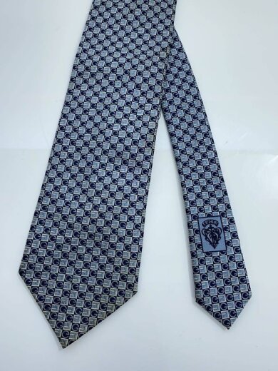 商品画像：ネクタイ/シルク/GRY/総柄/メンズ 2