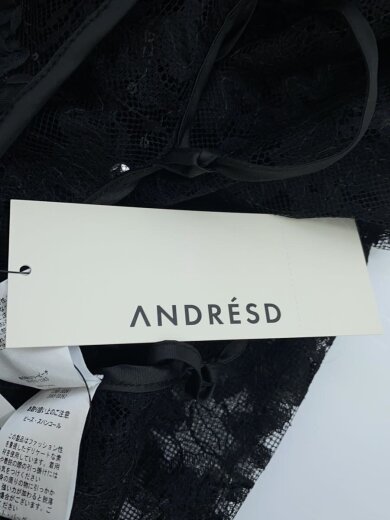 商品画像：kirakira fluffy lace dress/ノースリーブブラウス/M/ポリエステル/BLK/50262 5