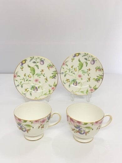 商品画像：スウィートプラムティーカップ&ソーサーリー ペア/カップ&ソーサー/2点セット/S0133800002 3