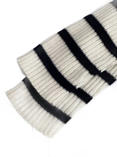 商品画像：カーディガン(薄手)/FREE/コットン/WHT/ボーダー/Y241-91012 6