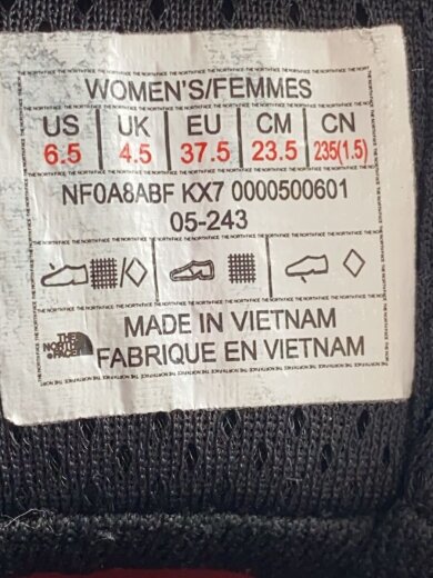 商品画像：シューズ/23.5cm/BLK/ナイロン/NF0A8ABF 5