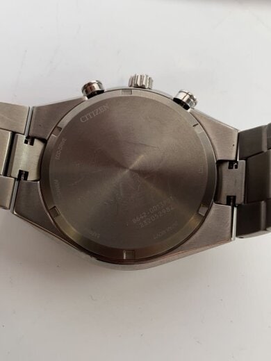 商品画像：Eco-Drive/ソーラー腕時計/アナログ/BLK/SLV/B642-0013P01 3