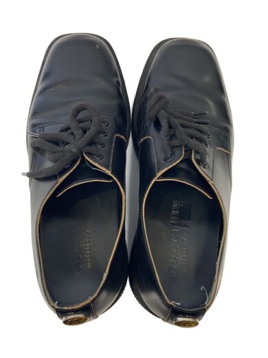 商品画像：21ss/GGロゴ/レースアップシューズ/UK7.5/BLK/レザー/625281// 3