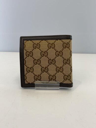 商品画像：2つ折り財布_GGキャンバス/キャンバス/BEG/メンズ// 2