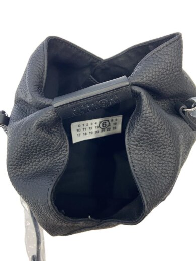 画像：MM6JAPANESE CROSSBODY BAG/ショルダーバッグ/レザー/BLK/SB6WD00267
