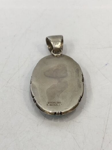 商品画像：T.BENALLY/ターコイズ/ペンダントトップ/SILVER/メンズ 5